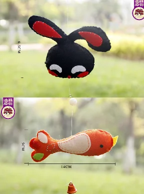 Cartoon cute curtain Fabric Felt kit Non-woven cloth Craft DIY Sewing set Felt Handwork Material DIY needlework supplies