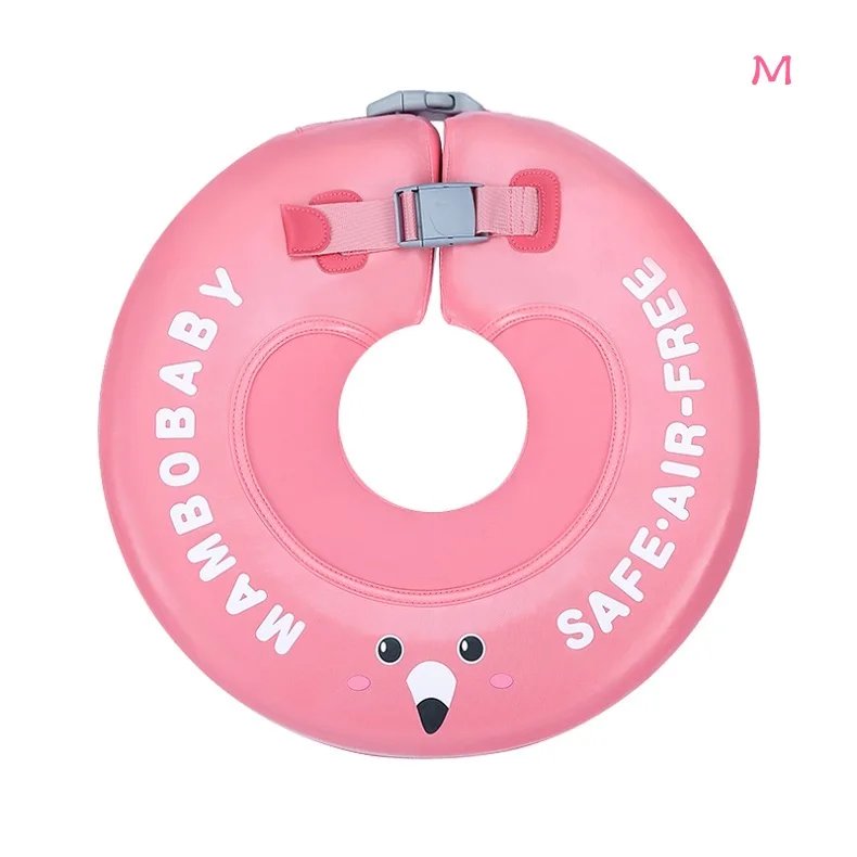 Однотонный детский нашейный плавательный круг детский плавательный круг для шеи Flot Adores Para Piscina плавательный тренажер для младенцев плавательный круг для шеи детские аксессуары для плавания - Цвет: WP pink M