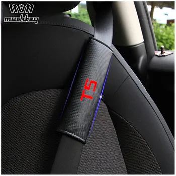 

For Lotus T5 Car Seat Belt Shoulder Strap Protect Pads Cover No Slip No Rubbing Soft Comfort 2Pcs Red Blue White