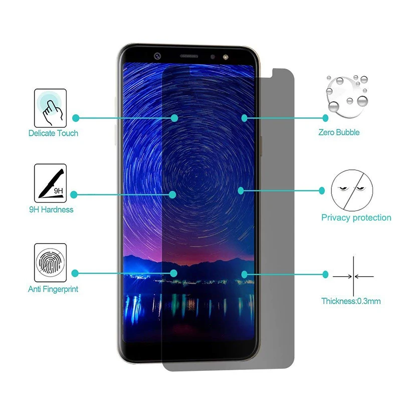MiroData пленка для защиты конфиденциальности закаленное стекло Sumsang Galaxy J3 J5 J7 2017