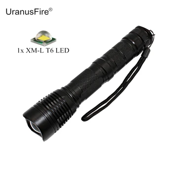 

LED Flashlight XM-L T6 Zoom Torch Camping Light Fishing Lamp for AAA/18650/26650 Battery Lanterna