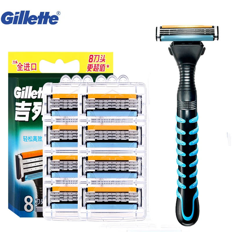 Gillette Vector3 бритвенные лезвия гладкий безопасный триммер для бритья мужчин