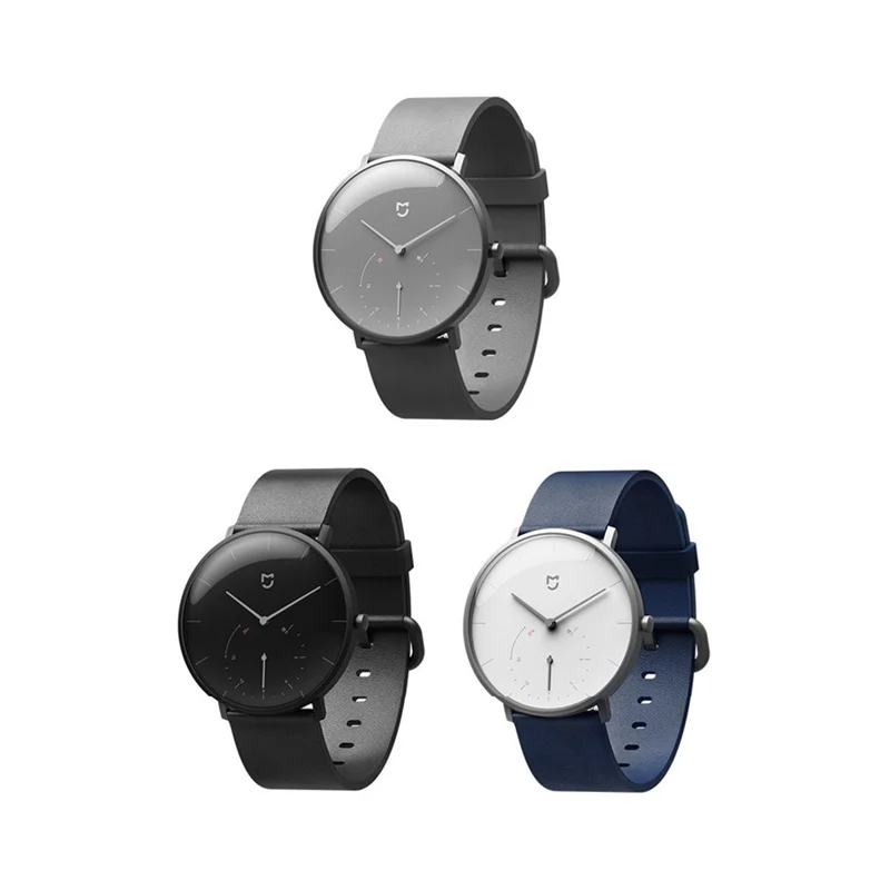 

Xiaomi Mijia Quartz Smart Watch 3ATM Waterproof Pedometer Stainless Steel Case Intelligent Vibration Watch Water Resistant Gift