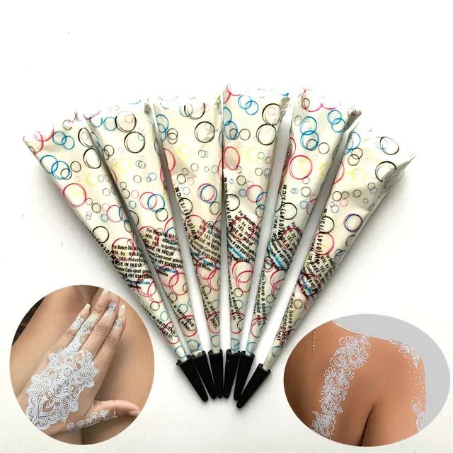 Henna Tattoo Buy / Aliexpress.com : Buy 1PC Mehndi Henna Tattoo Paste Natural ... : Henna powder, oil, applicator bottles, transfer paper, book.