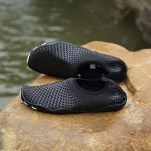 Пляжные кроссовки для рыбалки; большие размеры 39-46; спортивная обувь для прогулок на открытом воздухе; Мужская водонепроницаемая обувь; дышащая водонепроницаемая обувь для пляжа