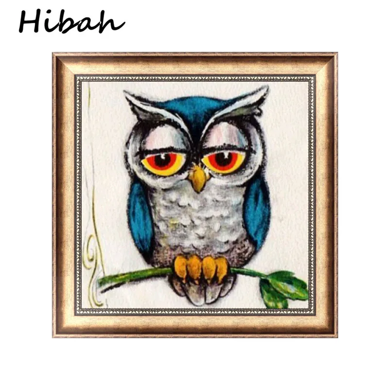 

5D diamond painting cross-stitch resin Mosaic whole picture diamond embroidery painting owl diy hand decorative arts and crafts
