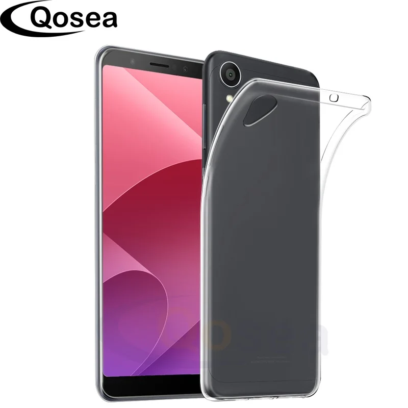 Qosea For ASUS Zenfone Live L1 ZA550KL Case Transparent Slim Soft Silicone TPU Skin Cover |
