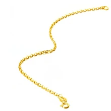 Чистый итальянский дизайн желтый золотой кабель; браслет плетеный 16 см
