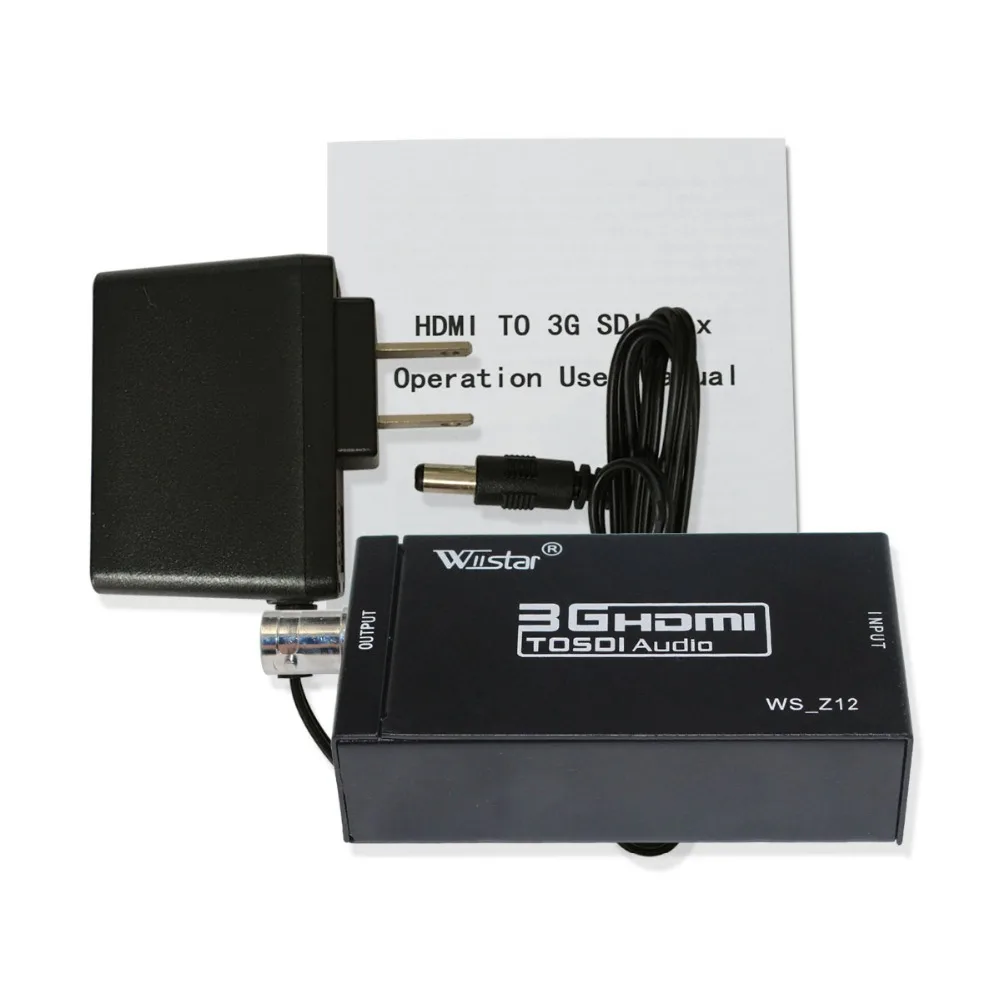 Wiistar Mini 3g HDMI в SDI конвертер Full HD 1080P HDMI в BNC адаптер видео конвертер Поддержка SD HD 3G-SDI для мониторов