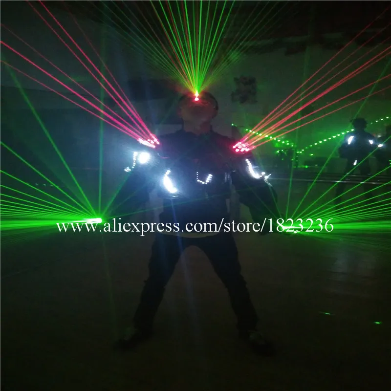 Hot Sale Laser Man Costume Led Luminous Laser Show Robot Suit Party Stage Performance Laserman Ballroom Clothes03