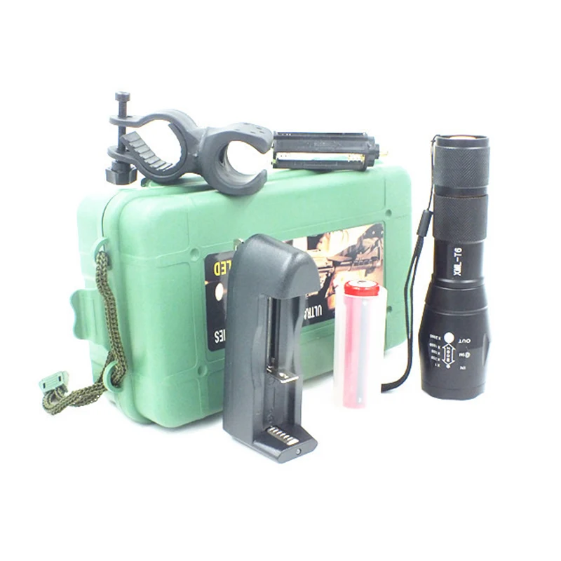AIMIHUO Cree Xm-L T6 LED Flashlight Zoomable 5 Mode LED Torch Waterproof Flashlight Lamp Lanterna For Rechargeable 18650 Battery (18)
