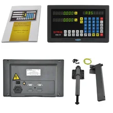 9pin ttl металлический корпус 2 оси фрезерный станок токарный станок цифровой дисплей с функцией озвучивания Dro с кронштейном