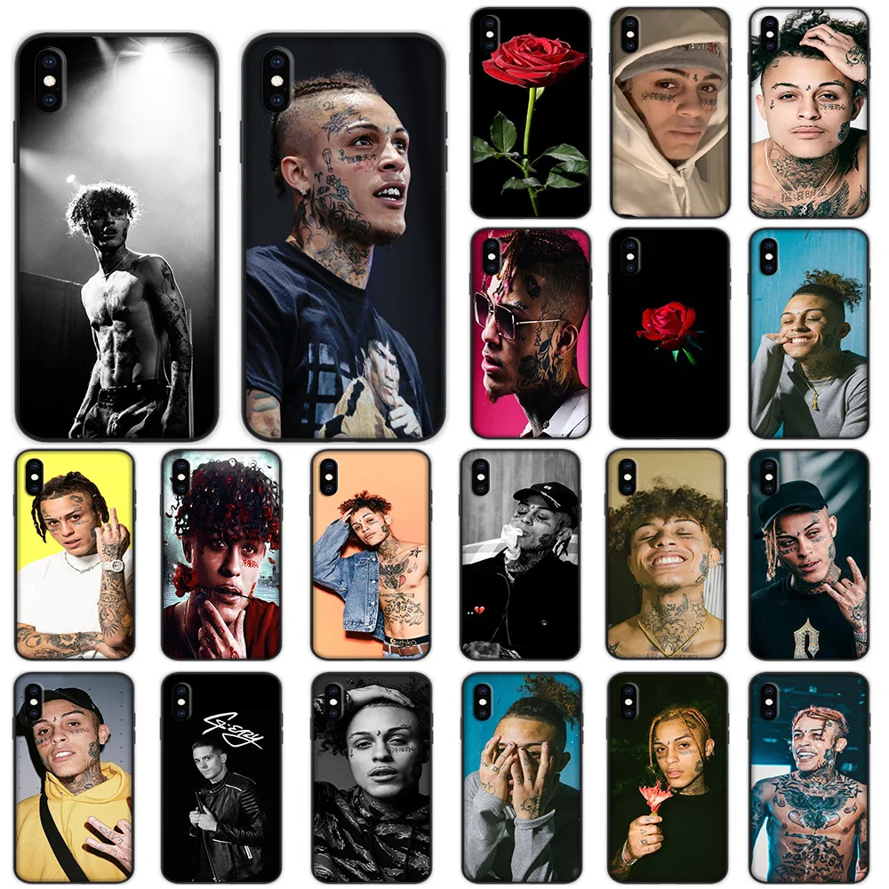 

Lil Skies Rose Soft Case for iPhone XS 11 Pro Max XR X 7 8 6 6S Plus Cover