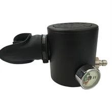 Acecare респиратор дыхательный аппарат мини акваланг Танк использовать черный дыхательная головка для 0.5L Дайвинг 300 бар кислородный цилиндр