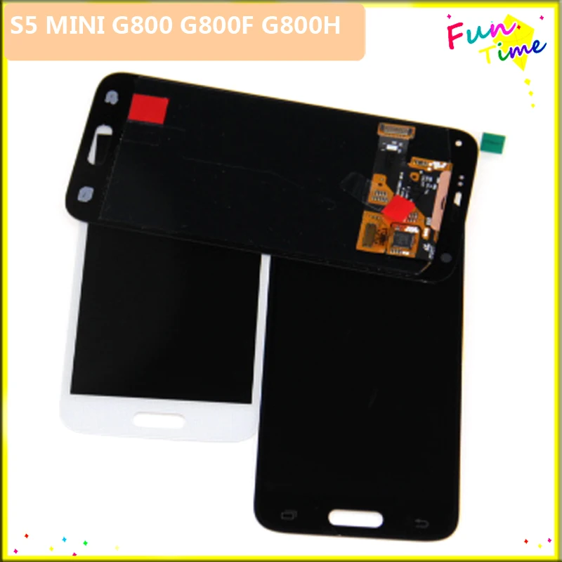 

Display 100% Tested Super AMOLED LCD Touch Screen Assembly Digitizer For Samsung Galaxy S5 Mini G800 G800F G800H