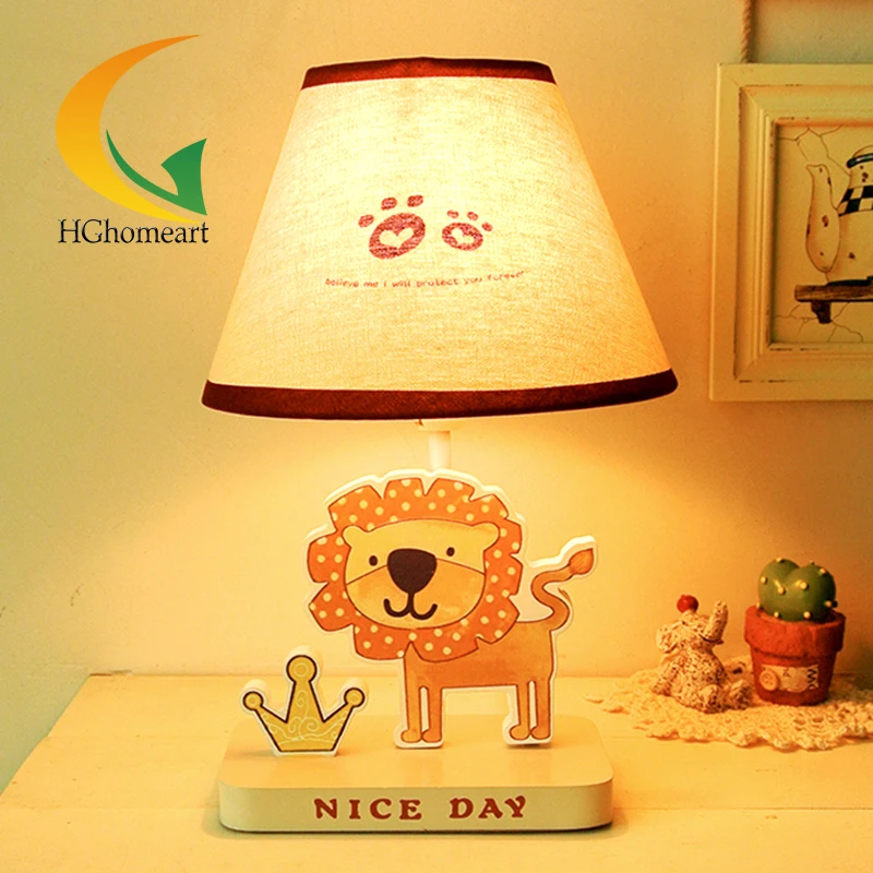 

Creative children cartoon table lamp desk lamp lion giraffe fashion warmly decorated gift for kids