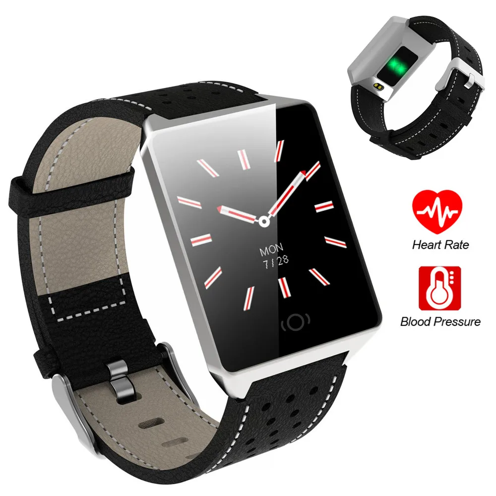 

Smart Bracelet Fitness Tracker Blood Pressure Heart Rate Monitor 1.3inch Color LCD Smart Watch Men Women Relogio Smart Wristband