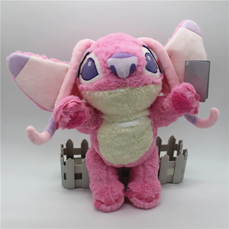 

38cm Lilo and Stitch Toy Magician Stitch Angel Plush Figure Cute Stuffed Animals Baby Kids Toys for Children Christmas Gift