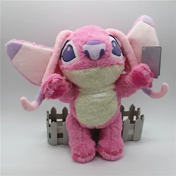 

38cm Lilo and Stitch Toy Magician Stitch Angel Plush Figure Cute Stuffed Animals Baby Kids Toys for Children Christmas Gift