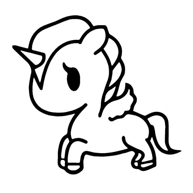 Unicorn Cartoon Coloring Page Unicorn Cartoon Coloring Page