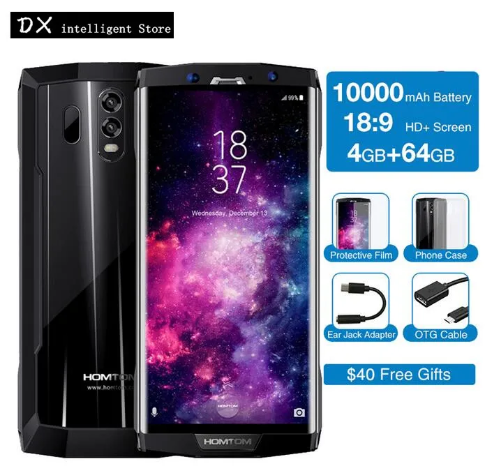 HOMTOM Ht70 MTK6750T Octa Core 18:9 дюймов 6 0 полный экран 4 г LTE смартфон ГБ оперативная память 64