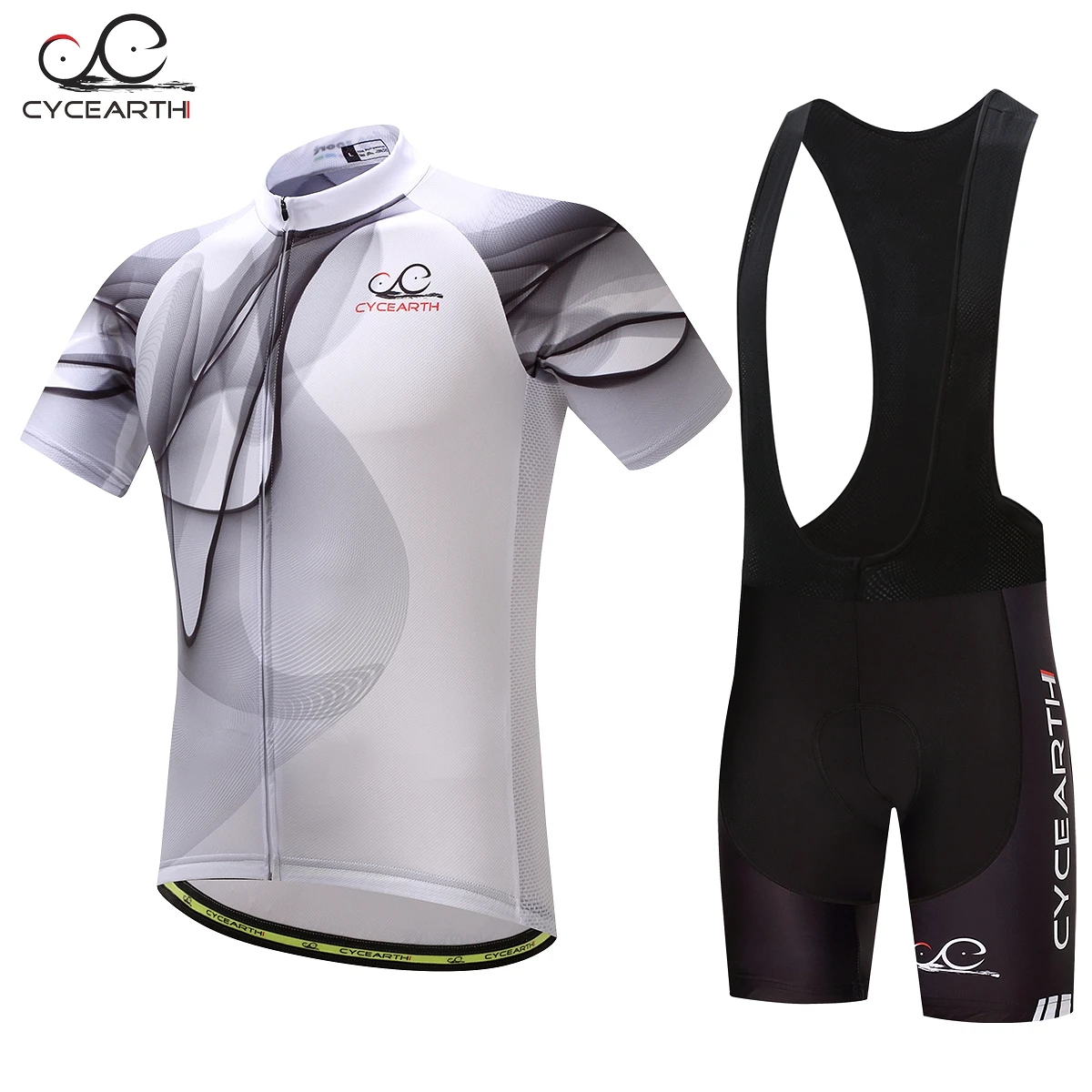 

CYCEARTH Summer 2017 Cycling set Racing Bicycle Clothing Mans Maillot Breathable Quick-Dry MTB Bike Bib Shorts Suit CE047