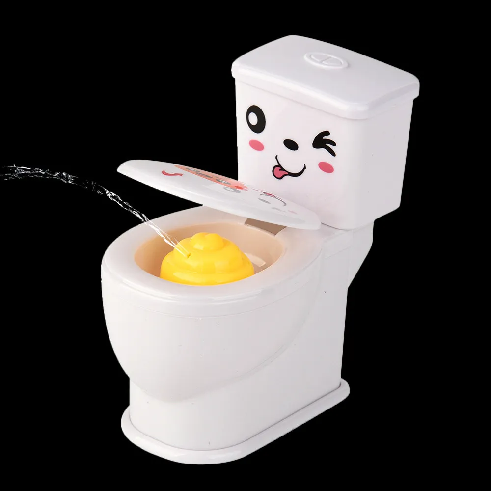 

Mini Funny Prank Squirt Spray Water Toilet Closestool Joke Gag Toy Desktop Gift 6.6