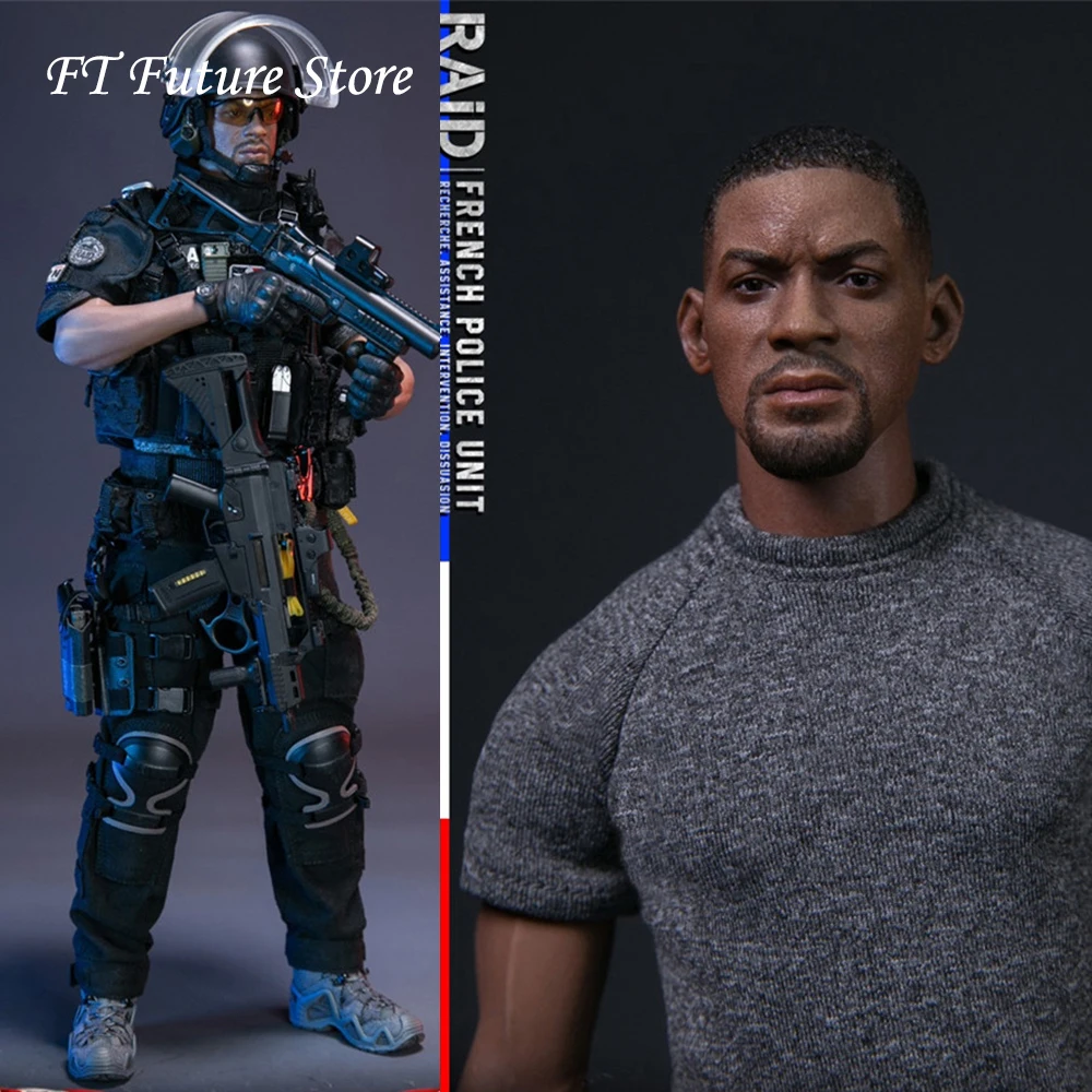 

For Collection NO.78061 1/6 Scale FRENCH POLICE UNIT-RAID IN PARIS Whole Set Action Figure Wepaon Model for Fans Gifts In Stock