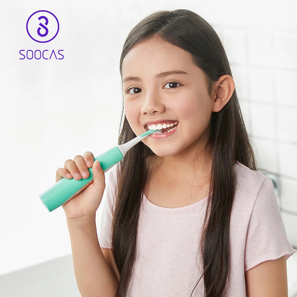 

SOOCAS C1 Cute Waterproof Sonic Electric Toothbrush For Kids Rechargeable Ultrasonic Toothbrush Dental Care Children Tooth Brush