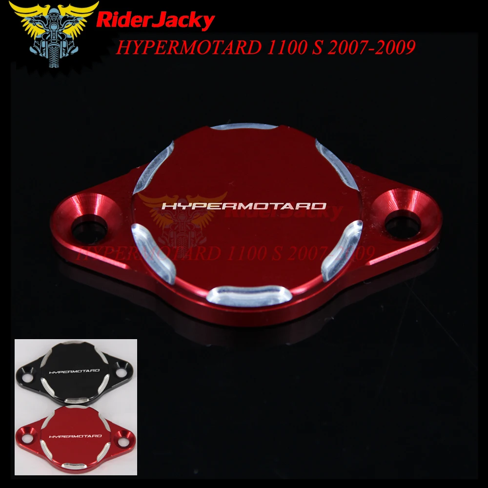 Крышка масляного фильтра двигателя мотоцикла RiderJacky черная красная CNC для Ducati