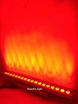 

4lot IP65 Waterproof led wall washer light 18x15w RGBWA 5in1 dmx Wall Washer For Outdoor Building