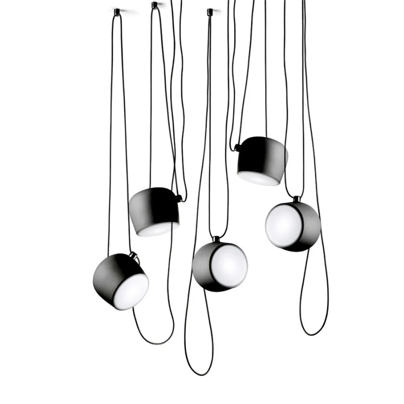 

1:1 High Replica With Acrylic Cover AIM 5 Lights Pendant Lamps For Living Room DIY Industrial led Light Aluminum Abajur lamparas
