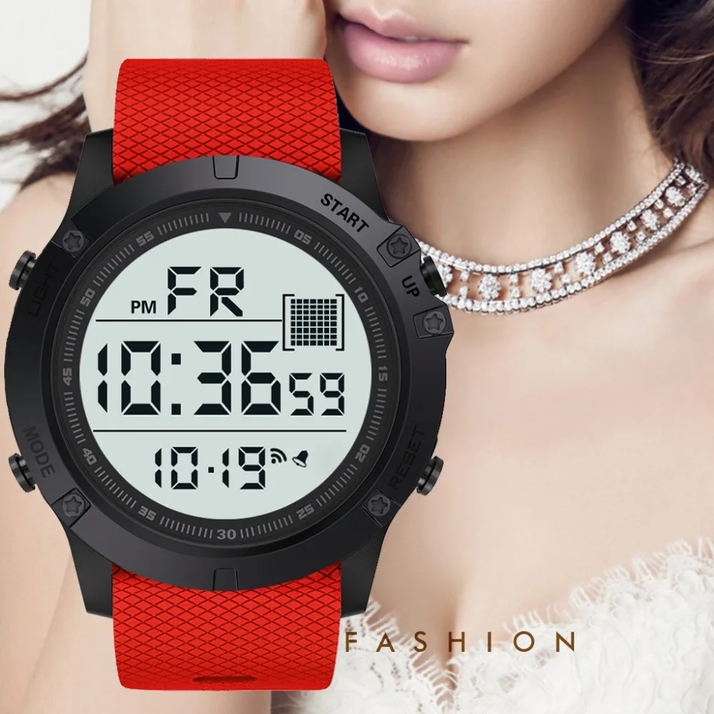 

Watch Men Women Sport Watches Fashion Luxury Outdoor Military LED Digital Waterproof Wristwatch Male Clock relogio feminino A40