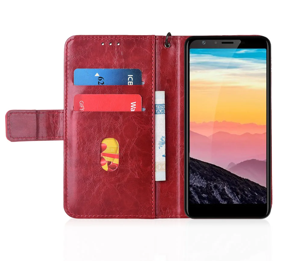Кожаный чехол книжка для Haier Power P11 Fundas с цветочным принтом 100% специальный кошелек