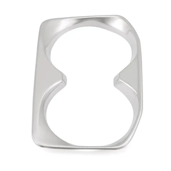 

Thie2e Stainless Steel Water Cup Holder Cover Car Styling Interior Chrome Trim Strip For Peugeot 5008 3008 GT ,2017 Accessories