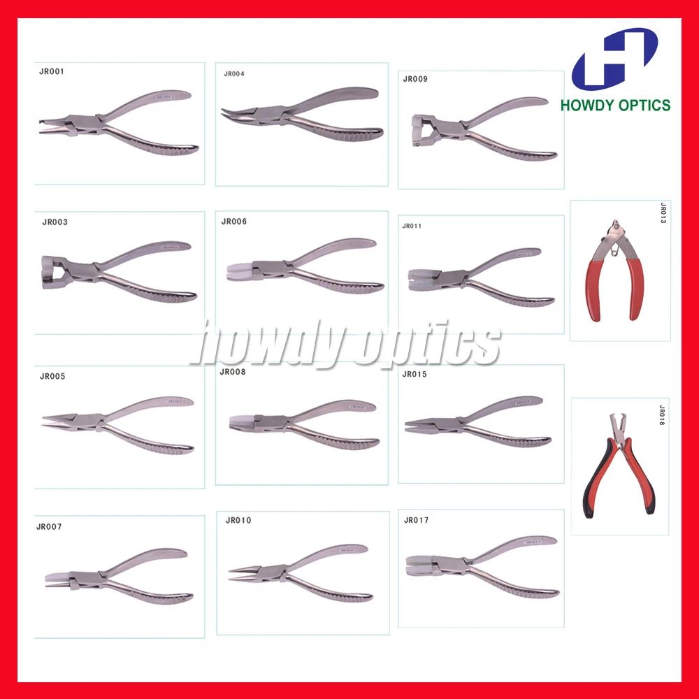 glasses plier set several types for option spectacle adjusting plier