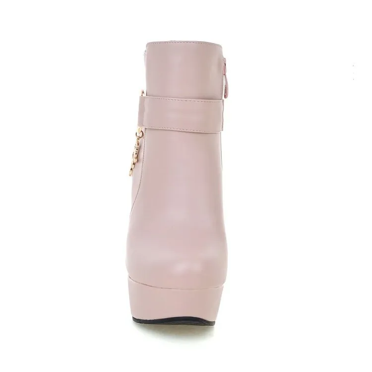 Womens Fashion Elegant Booties High Heels Shoes For Ladies Online Black And White Platform Ankle Boots Pink Beige24