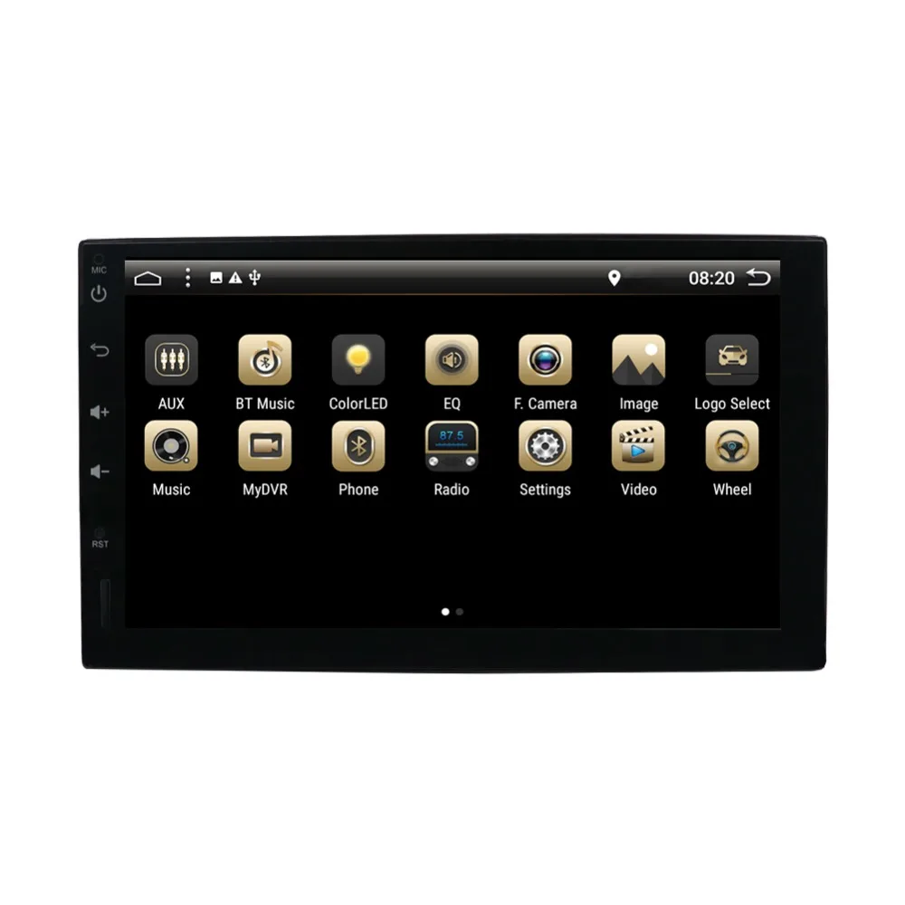 

Quad Core Android 7.1 Car Radio GPS Navigation Player for Universal with Wifi Bluetooth Mirror Link OBD DAB Free Camera