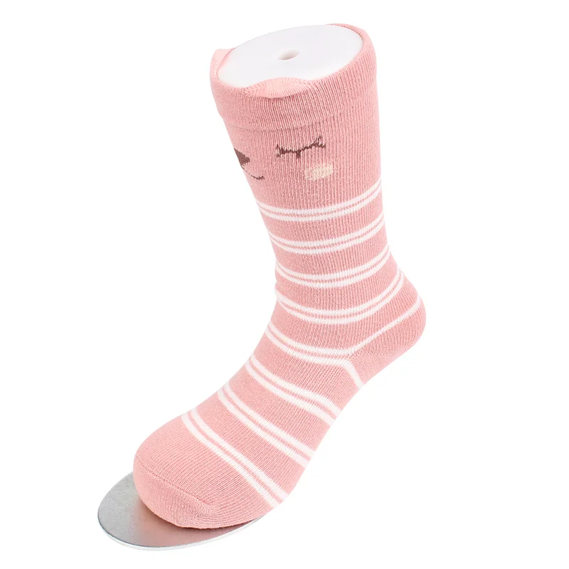 4 Pairs Cartoon Alpaca Kids Socks Animal Infant Cotton Socks Spring Autumn Baby Girls Boys Floor Socks Comfort Children Clothing (14)