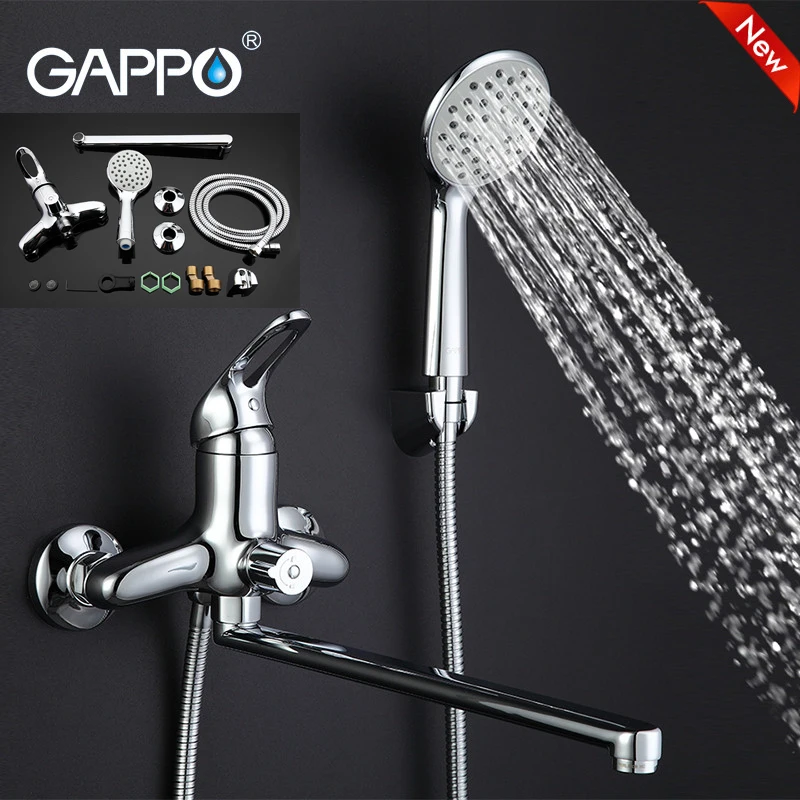 

Gappo Top Brass water mixer sink faucet wall mount waterfall Bathtub Faucet bathroom taps torneira grifo de bano GA2238
