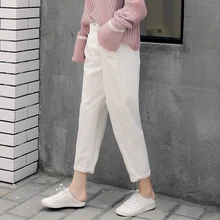 Harajuku BF женские джинсовые брюки с высокой талией повседневные свободные джинсы женские весенне-летние джинсы Pantalones Mujer