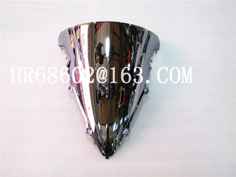 

For Yamaha YZF600 R6 2003 2004 2005 silver Windshield WindScreen Double Bubble yzf r6 03 04 05 CC