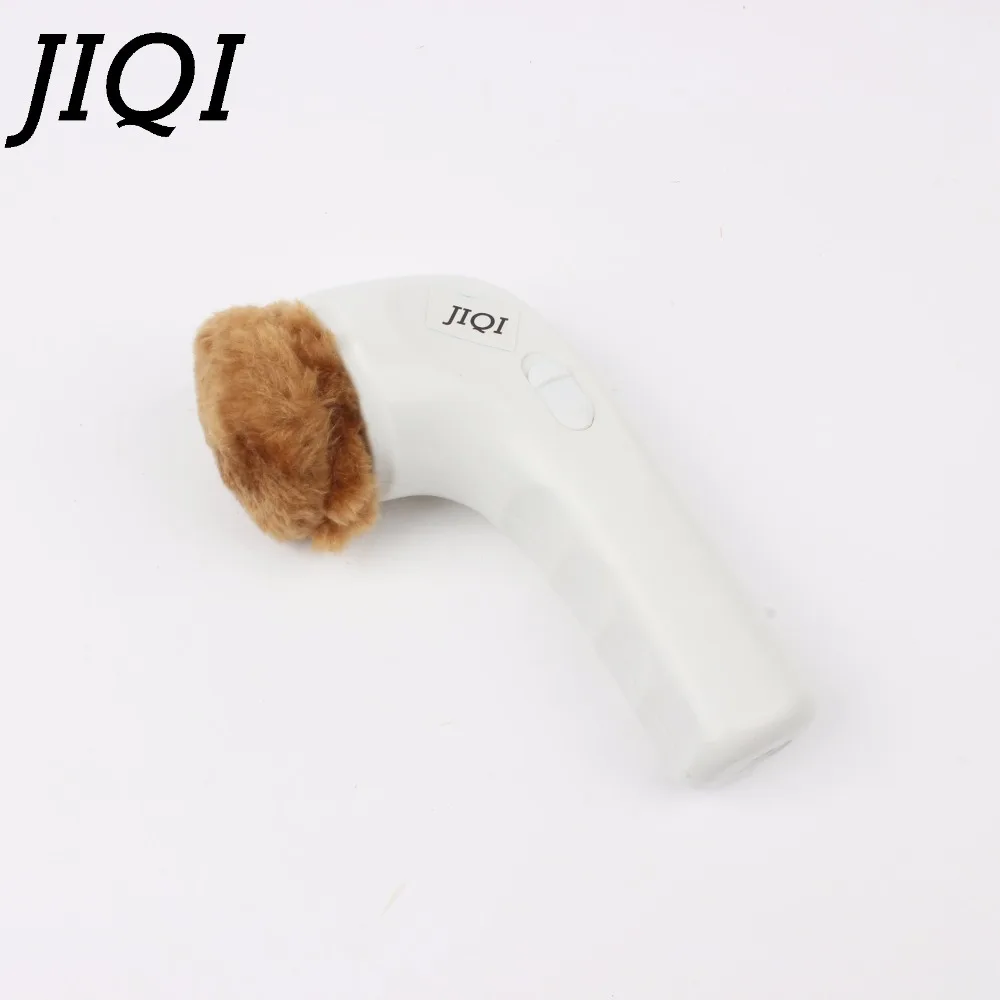 JIQI Электрический блеск губка для обуви перезаряжаемые ручной уход за кожей для чистки и полировки машина мини башмак подошва полировщик
