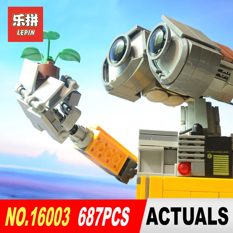 

2017 New Lepin 16003 Idea Robot WALL E Building Set Kits Toys Educational Bricks Blocks Bringuedos 21303 for Children DIY Gift