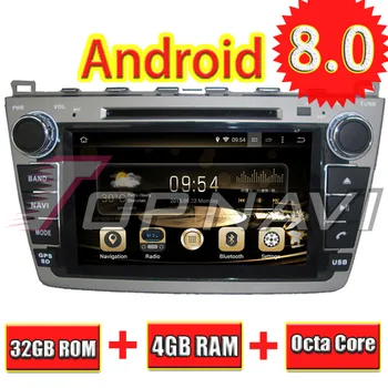 

TOPNAVI 8'' Octa Core Android 8.0 Car DVD Player for MAZDA 6 2008-/Ruiyi 2008-/Ultra 2008- Autoradio GPS Navigation Audio Stereo