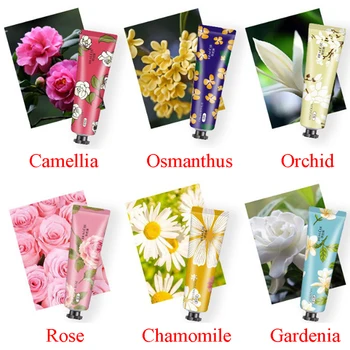 

30g Plants Hand Cream Set Flower Camellia Propolis Moisturizing Hand Cream Nourishing Anti Chapping Oil Control Hand Care