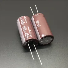 2 шт/10 шт 100 мкФ 450 в NICHICON PT серия 18x36 мм Высокая пульсация тока длительный срок службы 450V100uF алюминиевый электролитический конденсатор