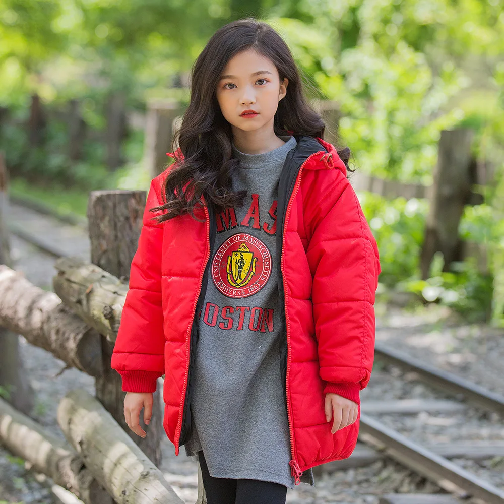 

Kseniya Kids 2018 Autumn And Winter New Children's Warm With Fur Cotton Clothes Girls Winter Coat Down Jacket For Girl