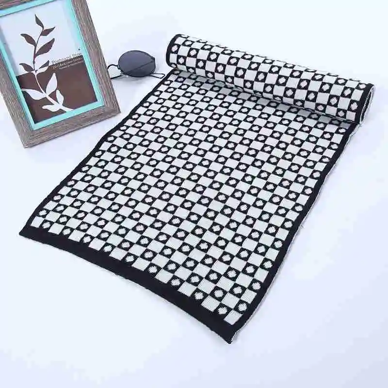 Winter Scarf Luxury Brand Pattern font b Tartan b font Cashmere Scarf Men Spring Casual Sjaal