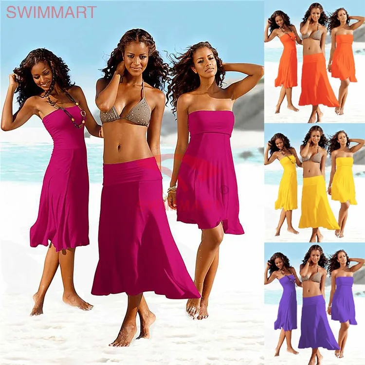 

Summer Beachwear Swim Multi Wear Beach Dress Tunic Swimwear Beach Skirt Women Swimsuit Bathing Suit Women Cover Up Beach Sarongs